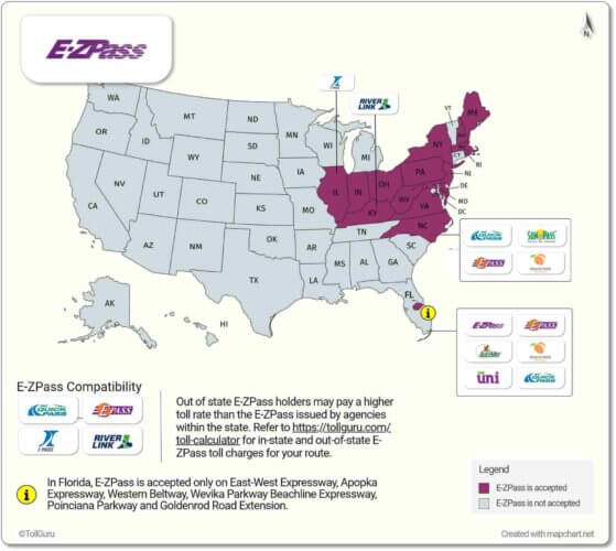 E-ZPass NJ Toll Pass for New Jersey and Other States